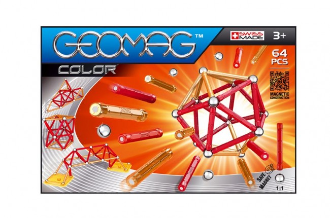 GEOMAG Color Magnetic Construction Set (64 Pieces) – Little Red Hen