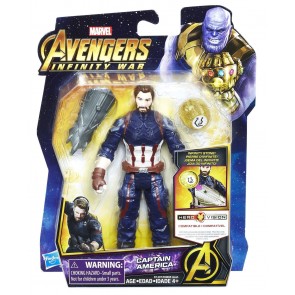Marvel Avengers Infinity War Captain America Figure stone