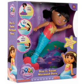 Dora The Explorer - Dive & Swim Mermaid Dora