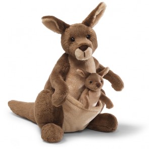 jirra baby joey plush kangaroo