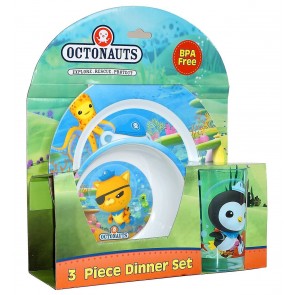 Octonauts 3pc children Dinner Set