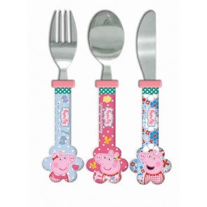 peppa pig cutlery set fork spoon knife
