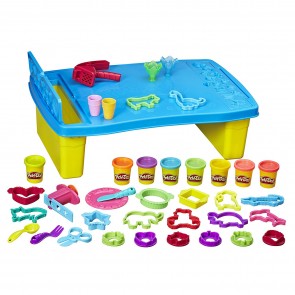 Play-Dough Play and Store Table with 6 Tubs 