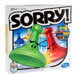 sorry game board