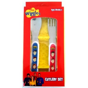 The Wiggles Cutlery Set Spoon Fork 2 Piece Set for baby