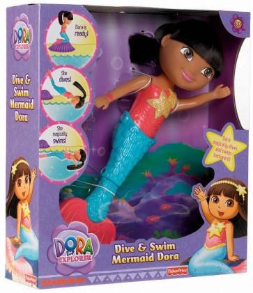 Fisher-Price Dora The Explorer Dive and Swim Mermaid Dora